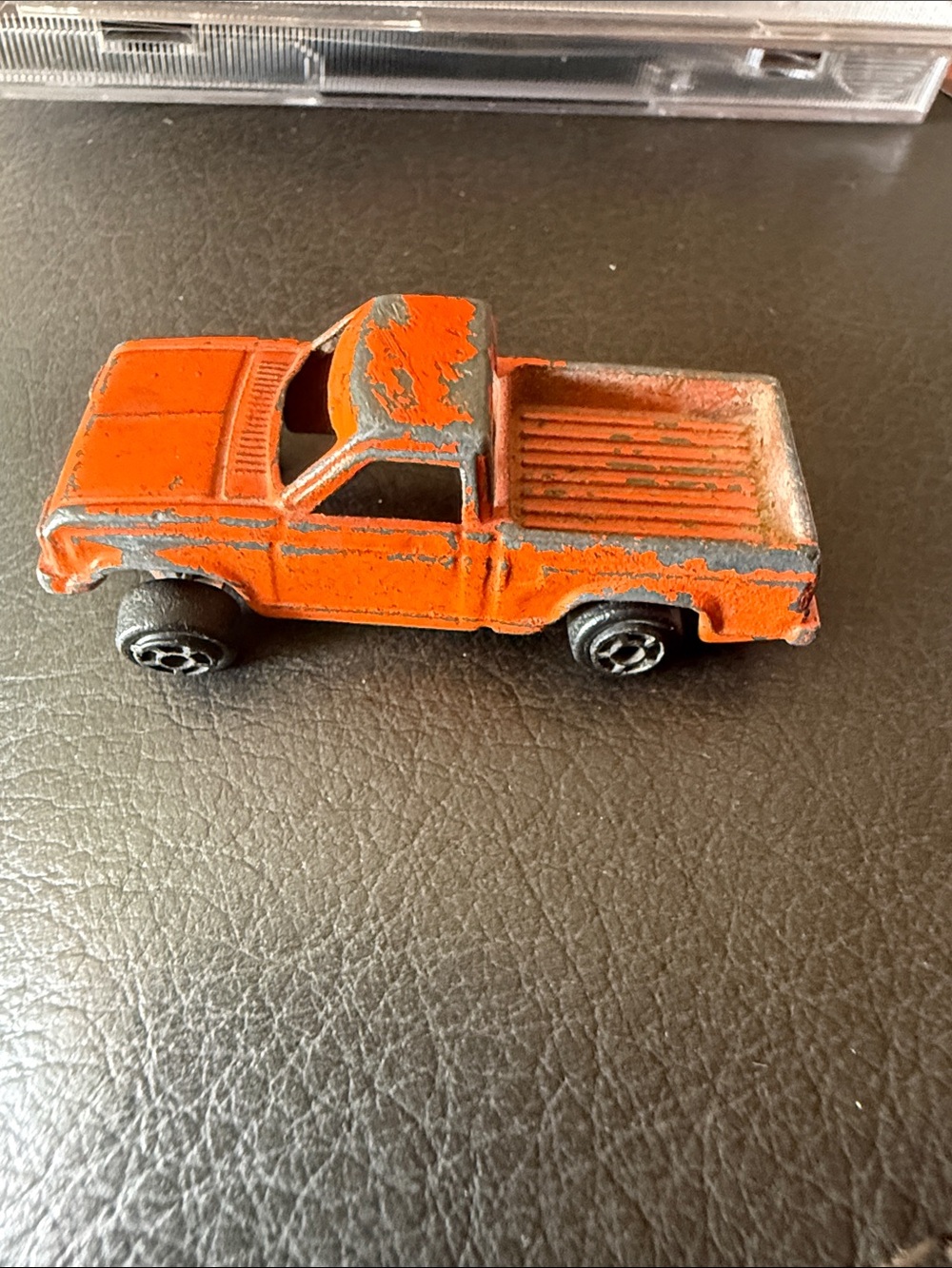 Tootsie toys Orange Die-Cast Chevrolet S-10 Toy Pickup-vintage